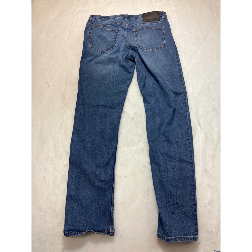 Eddie Bauer Mens Jeans 32W x 34L Blue Denim Straight Leg Casual Pants - Picture 8 of 9